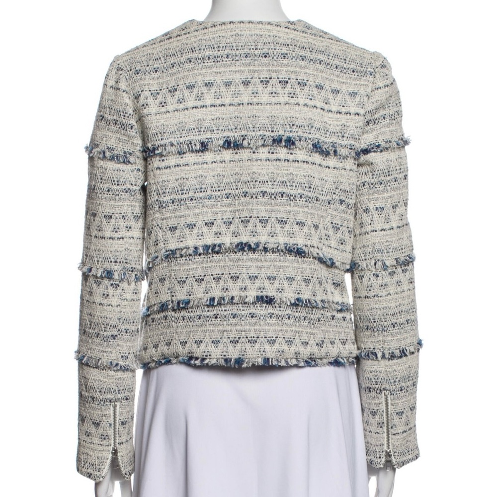 Joie Tweed Pattern Jacket Size Medium - image 3